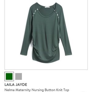 Laila Jade maternity / nursing top size large